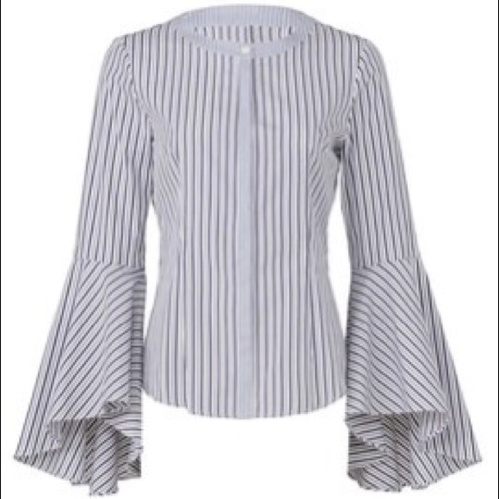 **MILLY** Michelle top bell sleeves Size 6